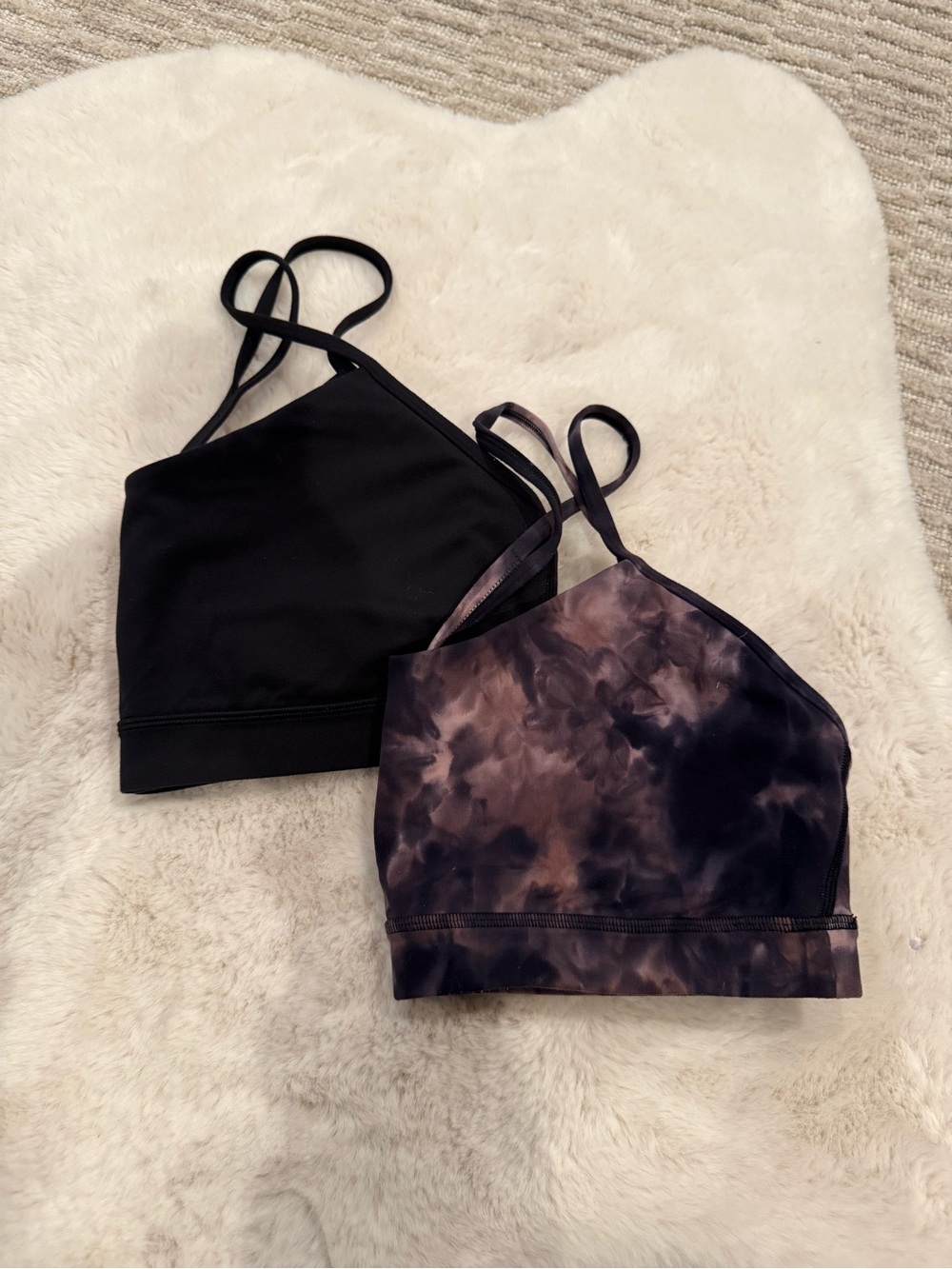 lululemon athletica Strappy Sports Bras - Black & Smoky Tie-Dye - Picture 8 of 8